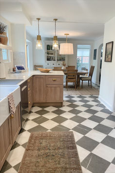 the kitchen is clean and ready for us to use in its new owner's home