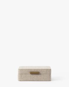 decorative boxes Elegant Compact Storage Cases, Beige Storage Boxes, Cb2 Marble Box, Brass Tissue Box, Fabric Box, Iron Hardware, Mcgee & Co, Organization Decor, Fabric Boxes