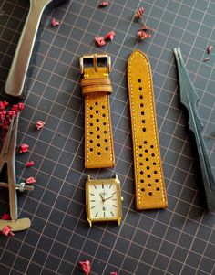 Handmade Rally Yellow Babele Leather Watch Straps, Classic Real Leather Watch Bands 18mm 20mm 22mm 24mm, and Customize Babele Leather: Where Sophistication Meets Texture Unveil the unique charm of Babele Leather, a captivating line that captures the essence of "linen" calfskin. Launched in 2020 by Tanneries Haas in France, this exquisite material boasts a surface finish that artfully mimics linen. Delicately waxed for subtle allure, Babele is crafted from full-grain calfskin, making it the perfe Bookmarks Diy, Handmade Watch Strap, Gentleman's Wardrobe, Handmade Bookmarks, Zermatt, Watch Straps, Leather Watch Strap, Leather Watch Bands, Painting Edges