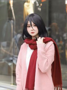 Anime: Attack on Titan Mikasa Costume, Kpop Cosplay, Easy Anime Cosplay, Attack On Titan Cosplay, Cabin Outfit