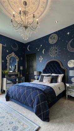 Boho Witchy Bedroom Boho Witchy Bedroom, Witchy Bedroom, Celestial Decor, Star Maps, Twinkling Lights, Star Map, The Cosmos, Twinkle Lights, Moon Phases