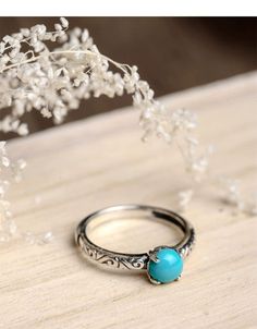 Retro-styled S925 Silver Exquisite Ring Female Opening Carved National Turquoise Tide Jewelry Material: Silver, ring Size: Adjustable Vintage Turquoise Jewelry, Vintage Turquoise Ring, Ring Female, Thumb Ring, Rings For Girls, Thumb Rings, Chic Jewelry, Vintage Turquoise, Ring Ring