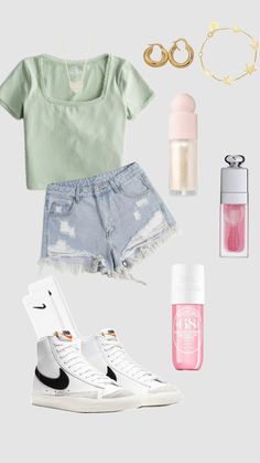 Outfit Ideas And Where To Get Them, Middle School Outfits 6th Preppy, Summer Polyvore Outfits, Outfit Ideas For Summer Casual, Teen Summer Outfits, Cute Outfit Ideas For Summer, Cute Fits For Summer, Outfit Ideas For School Summer