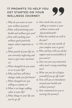 17 prompts to help you get started on your wellness journey Infographic Value Journal Prompts, Journal Prompts For Physical Health, Journal Prompts For Bad Days, How To Begin Journaling, Daily Journal Ideas How To Start, Journal Prompts To Clear Your Mind, Wellness Journal Prompts, Ways To Start A Journal, How To Clear Your Mind