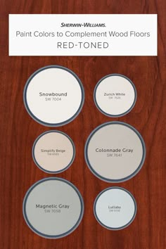 paint colors to complement wood floors red - toned by sheryln williams, inc