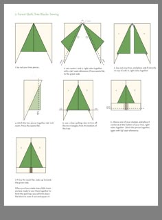 how to make an origami tree using paper - step by step instructions for