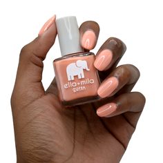 Creamy slight-burnt orange-brown Nail polish bottle 13.3 ml - 0.45 fl oz | ingredients "17-Free" products do not contain: Acetone, Animal-Derived Ingredients, Bisphenol-A, Camphor, Ethyl Tosylamide, Formaldehyde, Formaldehyde Resin, Gluten, Glycol Ether of Series E (Gycol ethers derived from ethylene oxide), Nonylphenol Ethoxylate, Parabens, Phthalates (including DBP), Styrene, Sulfate, Toluene, Triphenyl Phosphate (TPHP/TPP), Xylene Vegan Animal cruelty-free Quick Dry Chip Resistant Made in the Burnt Orange Brown Nails, Nail Polish Bottle, Brown Nail Polish, Brown Nail, Nail Polish Bottles, Vegan Animals, Brown Nails, Free Products, Orange Brown