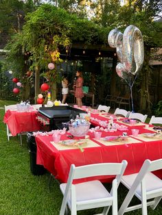 Hibachi Birthday Party- Japanese Cherry Blossom Theme Backyard Parties For Adults, Dinner In The Park Ideas, Backyard Setup For Party, Block Party Set Up, Backyard Kickback Party, Diy Backyard Dinner Party Ideas