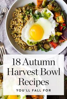 Advanced Recipes, Harvest Bowls, Autumn Meals, Meal Bowls, Healthy Fall Dinner, Harvest Bowl, Dinner Fall, Food Fall, Fall Recipes Healthy