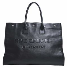 Saint Laurent Rive Gauche Tote Bag Black Vertical (Height): 35 Cm Horizontal (Width) : 48 Cm Depth : 18 Cm Handle: 60 Cm Saint Laurent Rive Gauche Tote, Saint Laurent Bags, Tote Bag Black, Rive Gauche, Saint Laurent Bag, Black Tote Bag, Black Color, Saint Laurent, Black Women