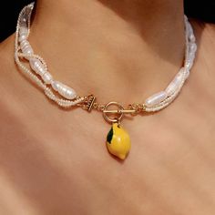 100% Handmade ceramic Lemon, with freshwater pearl, Love from Italy Earrings size: 20x45mm, one lemon 🍋 size is 18x23mm Bracelet size: 19-20cm Choker Necklace size: 44-45cm Shipping & Returns Policy Italian Charm Necklace, Citrus Jewelry, Lemon Bracelet, Lemon Accessories, Summer Drip, Lemon Earrings, Handmade Pearl Necklace, Lemon Drops, Cha Ching