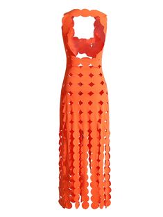 Color: Orange Material: Cotton, Polyaster Fabric: Light-weight, non-stretch denim Laser-cut design Fringe hem Cutout waist Unlined Dry clean Protect accessory before washing Style № ZC_CERA Appliqué Fringe Maxi Dress in Orange Patchwork Denim Skirt, Mesh Corset, Christina Milian, Orange Material, Fabric Light, Lasercut Design, Denim Patchwork, End Of Season Sale, Cut Design