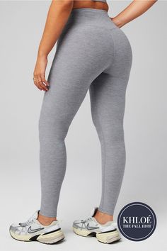 HeatherFlex High-Waisted Legging Fabletics Classic Grey Heather female Activewear >> Womens >> Bottoms >> Leggings >> Leggings HeatherFlex regular Everyday/Lounge/Yoga and Studio Hidden Pockets Female Activewear, Classic Grey, Low Impact Workout, Fashion Group, Back Pocket, High Waisted Leggings, Active Wear For Women, Ritual, Womens Bottoms