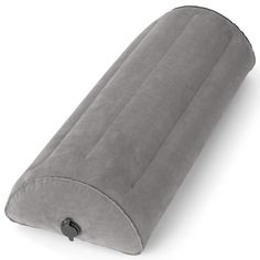 an inflatable pillow is shown on a white background