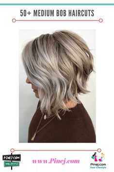 Medium Angled Bobs, Hairstyles Lob, Medium Bob Haircuts, Cute Blonde Hair, Mid Length Bobs, Bob Blonde, Medium Bob Haircut, Best Short Hairstyles