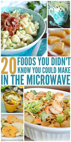 20 foods you didn't know you could make in the microwave, including macaroni and cheese