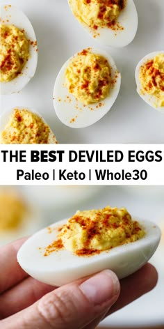 the best deviled eggs are pale, keto and whole 30