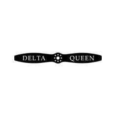 a black belt with the words delta queen on it