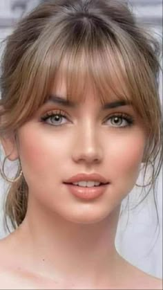 Most Beautiful Eyes, Women Faces, American Beauty, Blonde Beauty, Style Summer, Beautiful Eyes, Hairstyles With Bangs