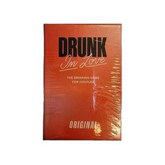 an orange book with the title drunk in love