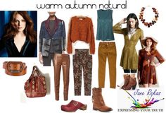 Soft Natural True Autumn, Autumn Undertone, Hoc Autumn, Natural Clothing Style, Concept Wardrobe, True Autumn, Deep Autumn, Seasonal Color Analysis