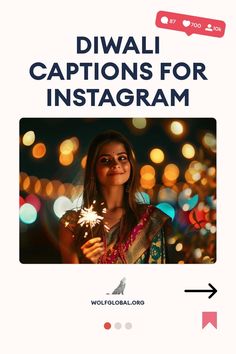 Image of a woman holding a sparkler, with Diwali Instagram caption suggestions on a website.
A colorful checklist with festive Diwali-themed captions and a "Get 100+ more" button at the bottom.
Promotional image featuring a happy woman with a laptop, advertising an Instagram engagement pod. Captions For Diwali Pictures Instagram, Diwali Insta Captions, Diwali Couple Captions For Instagram, Diwali Dump Captions, Diwali Outfit Captions For Instagram, Diwali Post Captions, Diwali Instagram Captions, Caption For Diwali Photos, Fiance Captions