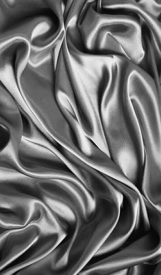 black and white photograph of satin fabric