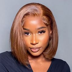 Short Brown Wigs Straight Hair #4 Brown Bob Wigs For Sale Lace Frontal Bob, Brazilian Hair Wigs, Ombre Highlights, Wigs Short, Closure Wigs, Bob Lace Front Wigs, Short Human Hair Wigs, Blonde Lace Front Wigs, Short Hair Wigs