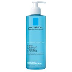 La Roche-Posay Toleriane Purifying Foaming Face Cleanser for Normal to Oily Skin is a daily sensitive skin face wash. This foaming cleanser removes excess oil while maintaining skin's natural protective barrier & pH. Removes face and eye makeup, dirt, and impurities. How to Use: 1. Wet skin with warm water. 2. Work cleanser into a lather. 3. Massage into skin. 4. Rinse. Pat dry. 5. Can be used on eye area. Oil Free Face Wash, Purifying Foaming Cleanser, Cleanser For Oily Skin, Best Face Wash, Pore Cleanser, Foaming Facial Cleanser, Foaming Face Wash, Foaming Cleanser, Facial Cleansers