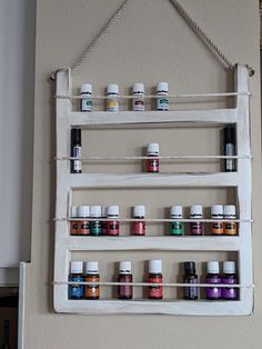 Essential Oil Wall Storage Diy, Essential Oil Shelves Diy, Essential Oil Storage Ideas Organizing, Essential Oil Storage Diy, Essential Oil Shelf Diy, Essential Oil Shelves, Essential Oils Storage Ideas, Essential Oil Storage Ideas, Diy Experiments