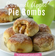 Caramel Apple Pie Bombs – Recipe from Yummiest Food Cookbook Fall Favorite Desserts, Recipe For Caramel, Yummiest Food, Cinnamon Roll Apple Pie, Top Dinner Recipes, Apple Crumb Cakes, Homemade Apple Pie Filling, Classic Apple Pie, Apple Cheesecake