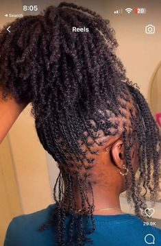 Style For Sister Locks, Black Hair Dye Colors, Small Twist With Extensions, Micro 2 Strand Twist, Micro Nubian Twist Hairstyles, Microlocs On Thick Hair, Diamond Part Micro Locs, Microtwistlocs Styling, Cute Micro Braids