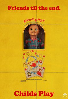 Fan art, child's play, horror, slasher, 80s, chucky Childs Play Poster, Chucky Aesthetic, Child's Play Movie, Play Poster, Spooky Night, Childs Play, Fan Poster