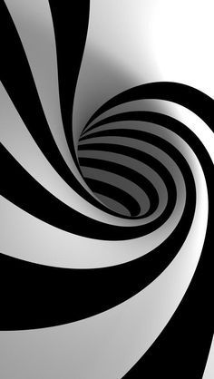 an abstract black and white spiral background