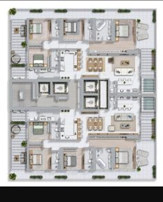 the floor plan for an apartment building