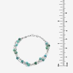 Bead Type: TurquoiseFeatures: Nickel Free, Quick ShipCircumference: 7 InchJewelry Closure: Spring Ring ClaspLink Construction: SolidStone Cut: RoundStone Millimeter Measurement: 4 Mm LengthMetal Color: WhiteChain Length: 7 InchChain Width: 7.6 MillimetersChain Gauge: 030Extender Length: 2 InchChain Construction: LinkCare: Wipe CleanStone Type: 15 Enhanced TurquoiseAuthenticity: Enhanced TurquoiseBracelet Type: Beaded BraceletsMetal: Sterling SilverOwned & Founded: Women Owned/FoundedCountry of O Silver Beaded Bracelet, Bracelets Beaded, Sterling Silver Bead Bracelet, Silver Bead Bracelet, Blue Turquoise, Sterling Silver Bead, Turquoise Sterling Silver, Spring Rings, Turquoise Blue