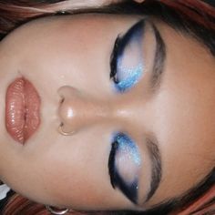 Eyeshadow Inspiration, Red Carpet Makeup, Maquillage On Fleek, Ocean Eyes, Rave Makeup, Ethereal Makeup, Unique Makeup