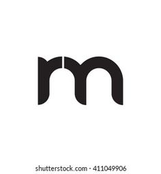 the letter m is made up of two letters, and it looks like they are connected to