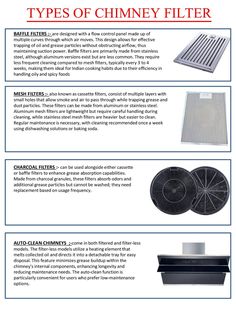 the different types of chimney filters