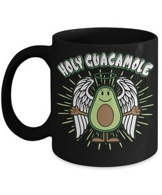 This Holy Guacamole mug is for people who love guacamole and everything avocado. Holy Guacamole