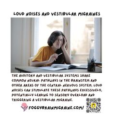 Did you know? 🔊➡️🧠 The auditory and vestibular systems share neural pathways. Loud noises, like a firetruck alarm, can over-stimulate these pathways and trigger vestibular migraines. Take care of your sensory health! 💙 #VestibularMigraine #BrainHealth #SensoryAwareness Vestibular Migraines, Neural Pathways, Vestibular System, Art Planner, Loud Noises