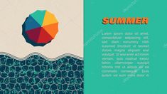 Summer concept design with beach umbrella on beach, vector illustration Beach Vector, Umbrella Beach, Beach Umbrella, Concept Design, Umbrella