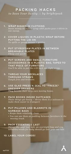 packing hacks for moving boxes