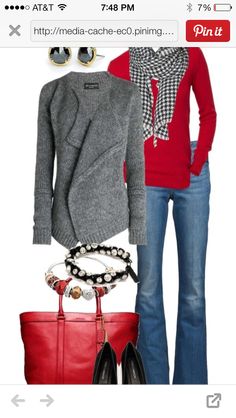 I already have a cardi like this! Cute outfit too. Cardigan Outfits, Inspired Outfits, Polyvore Outfits