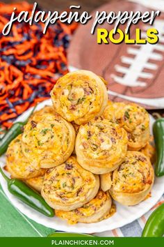 Jalapeno Popper Rolls - Plain Chicken