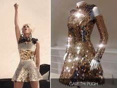 Beyonce Run The World, Dream Reality, Scale Mail, Warrior Outfit, Metal Painting, World Fashion, Fade Styles, Gareth Pugh, Fashion Gowns