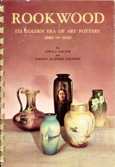 an old book with many vases on it