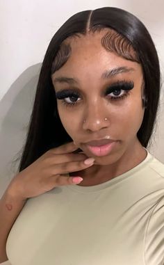 Straight Frontal Hairstyles, 90s Beauty, Cute Highschool Outfits, Highschool Outfits, Frontal Wig Hairstyles, Big Box Braids Hairstyles, Pretty Lashes, Lash Extensions Styles, Bob Lace Front Wigs