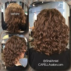 Curl Cut, Medium Length Curly Hair, Curly Hair Photos, Medium Curly Hair Styles, Haircuts For Curly Hair, Front Hair Styles, Permed Hairstyles, Lace Hair, Curly Hair Tips