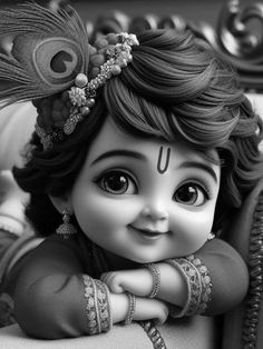 Krishna Portrait, Lord Krishna Portrait, Cute Krishna Ji Drawing, Cute Krishna Dp Hd, Krishna Face Wallpaper, Little Krishna Sketch, Krishna Potrait Sketch, Radha Krishna Art Beautiful, Unique Radha Krishna Images